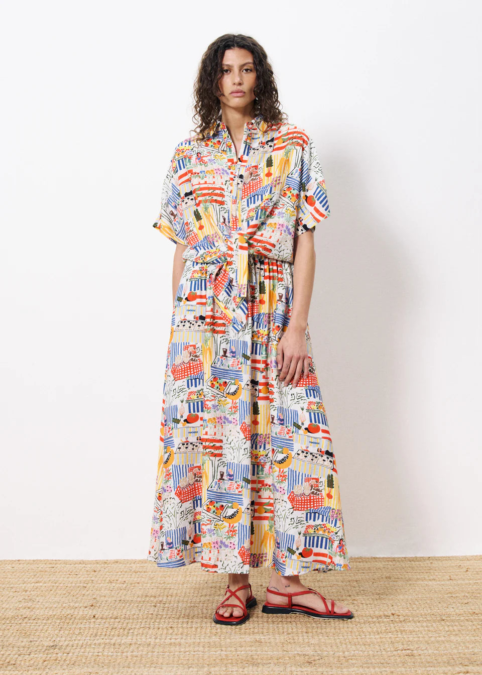celiane printed shirt