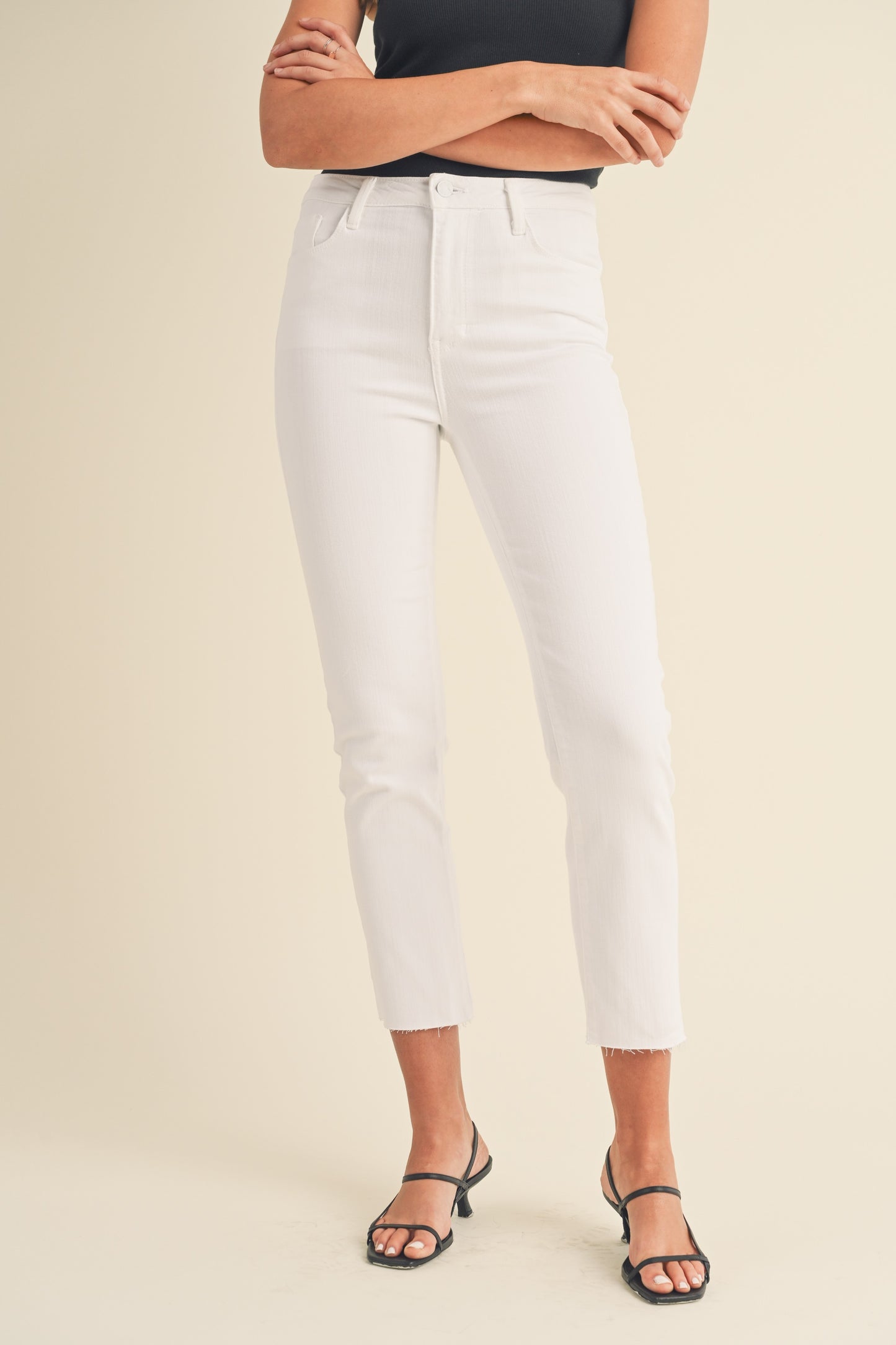 clean slender straight