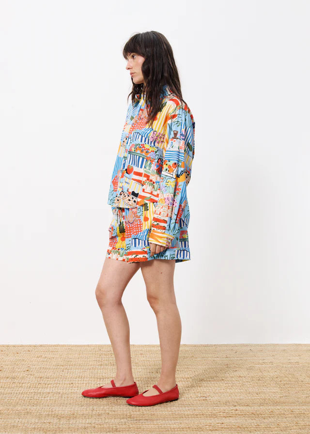 cloane printed shirt
