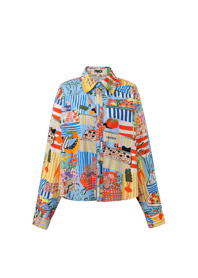 cloane printed shirt