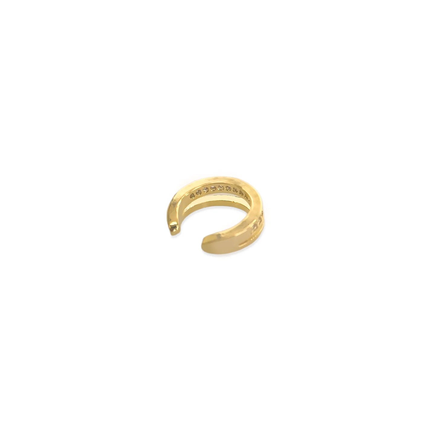 cz double ear cuff