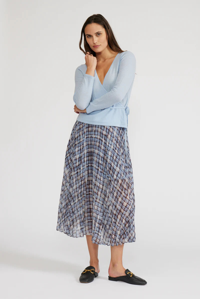 Dominic faux wrap top