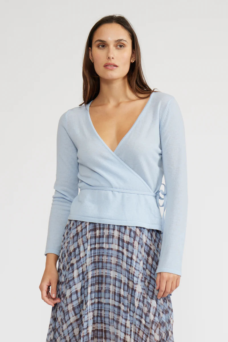 Dominic faux wrap top