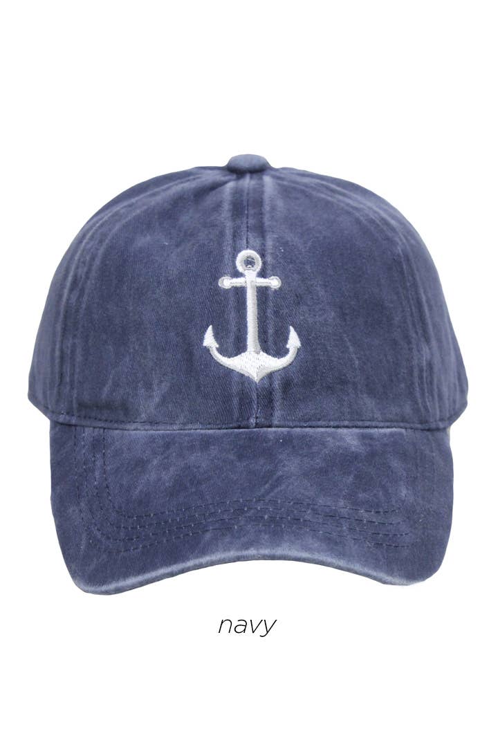 ANCHOR icon Embroidered Baseball Cap