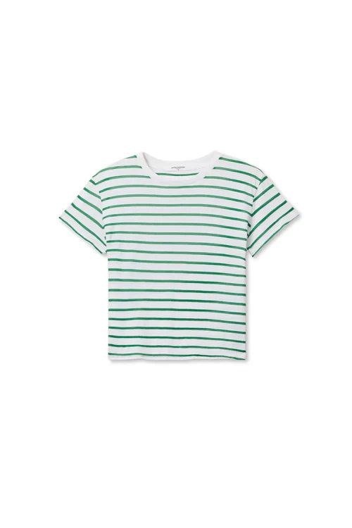 Everett Stripe Tee-Grass