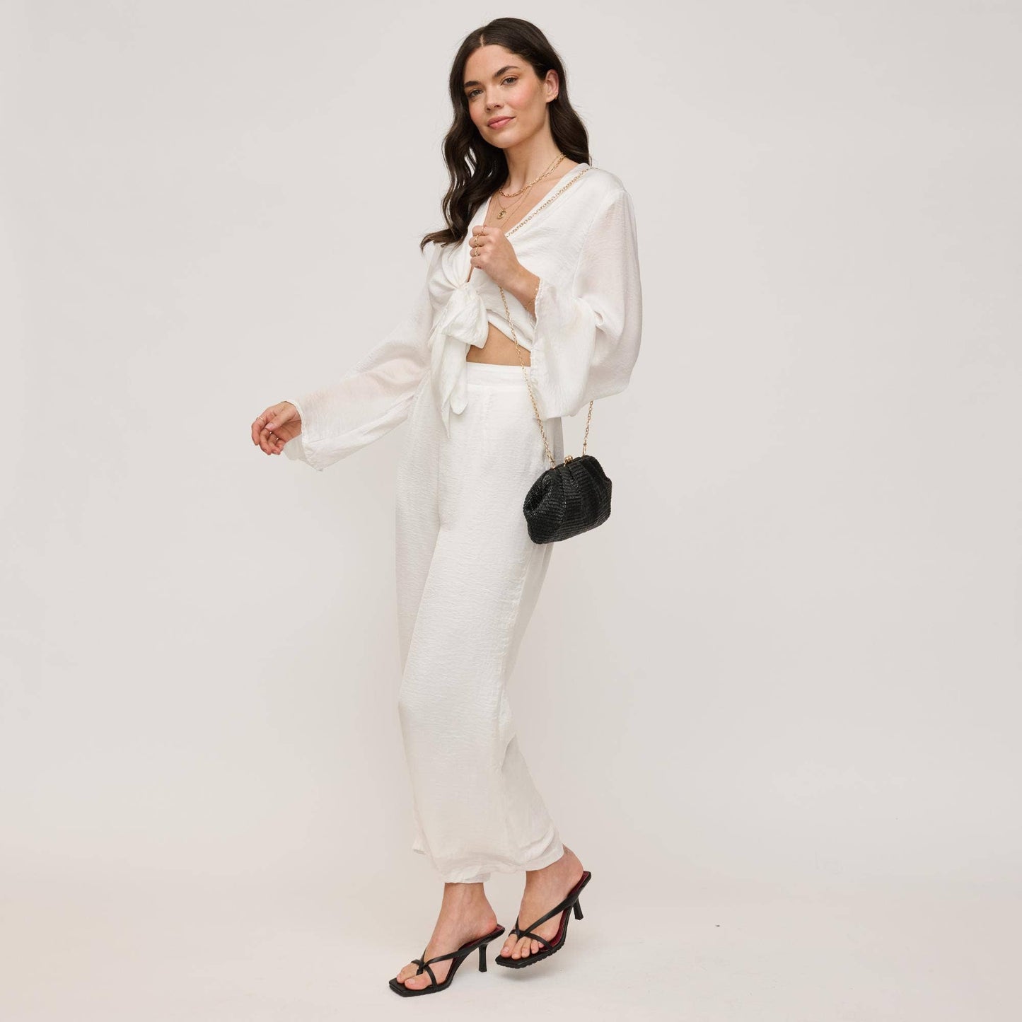 Triana Straw Frame Clutch