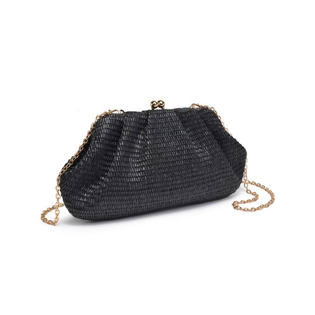 Triana Straw Frame Clutch