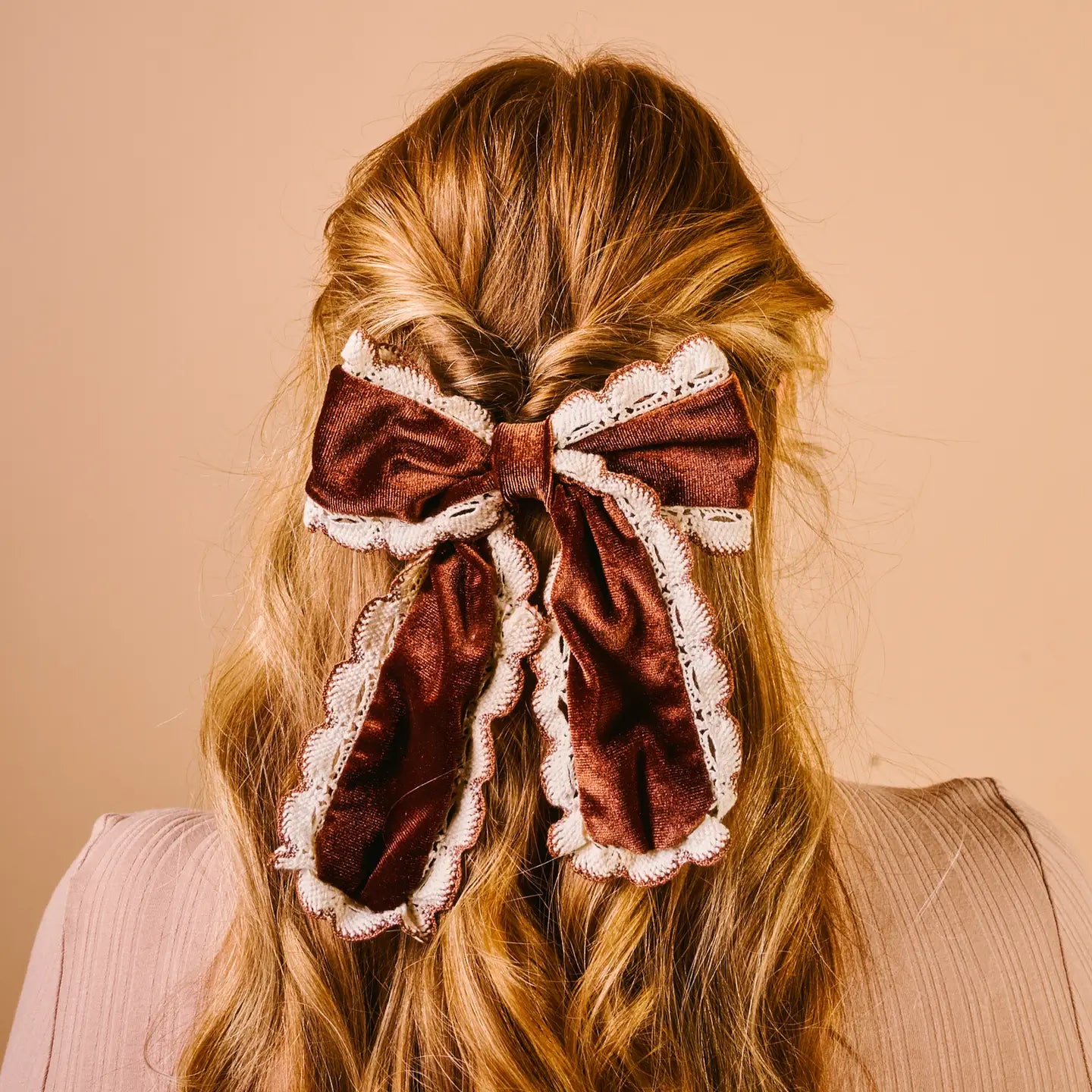 Coquette Velour Hair Bow