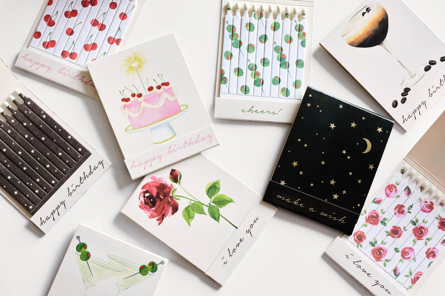 Rose Valentine Match Card® | Candle Matches