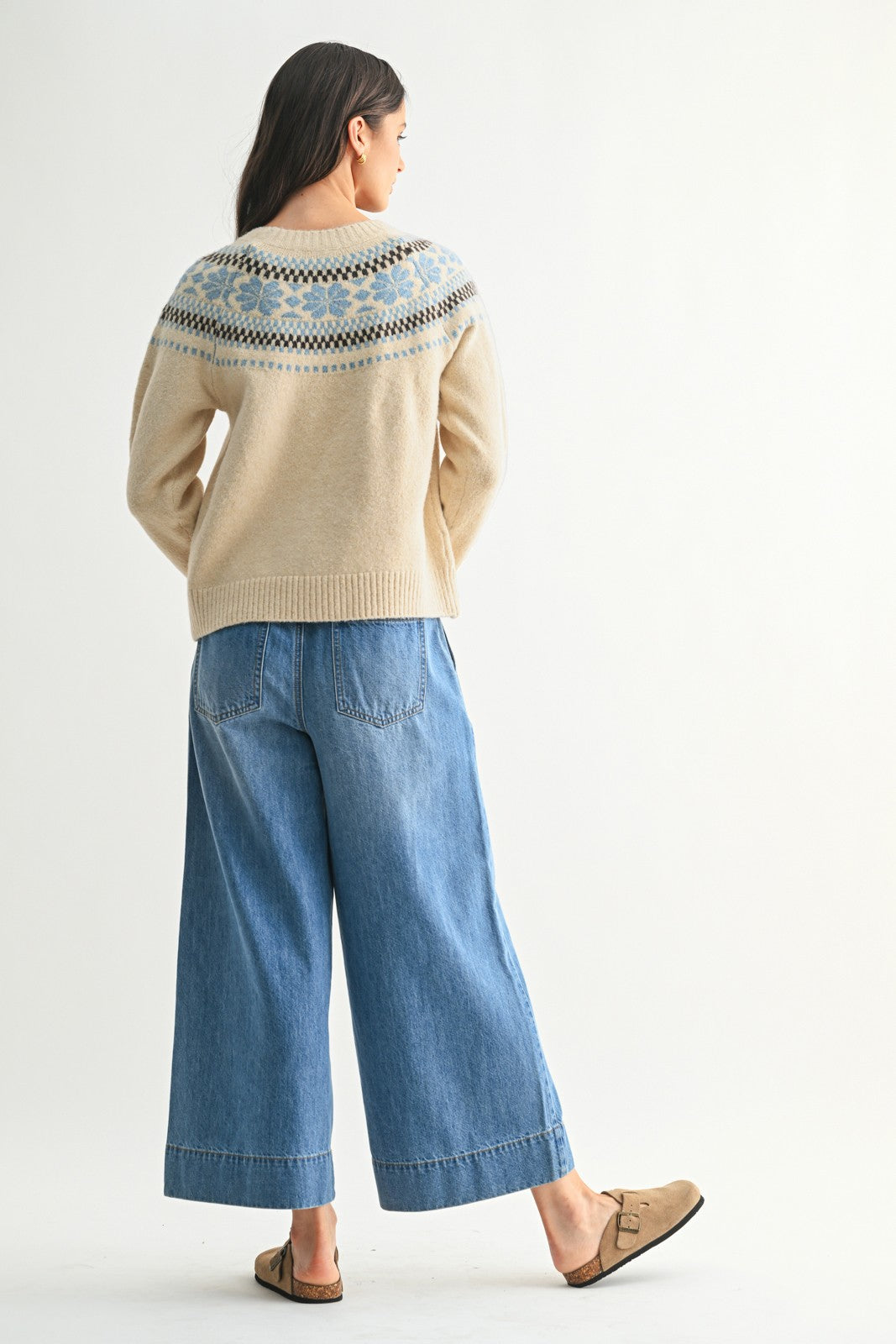 Winter Blues Fair Isle Sweater