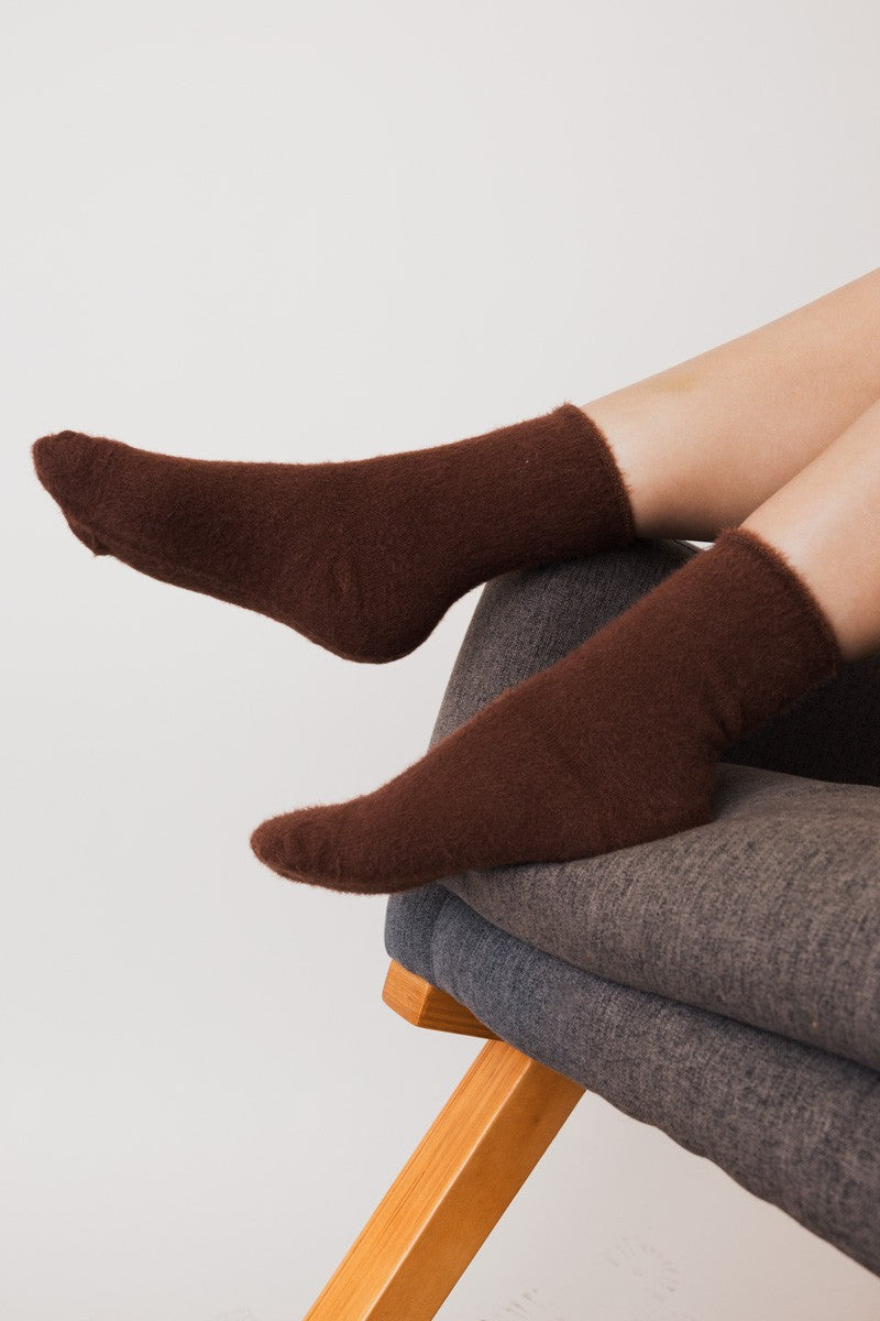cozy fuzzy socks