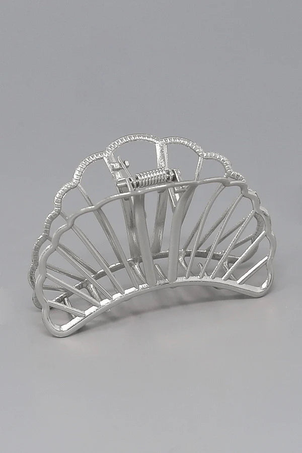 Shell Metal Hair Claw