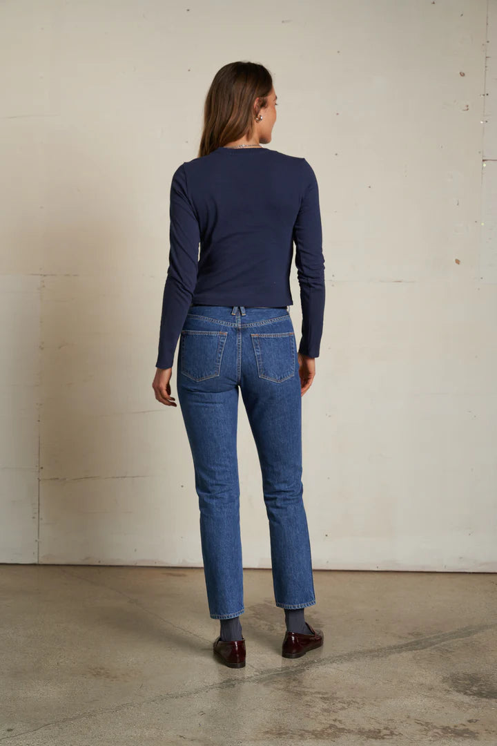 Jamie Recycled Cotton Crewneck Top