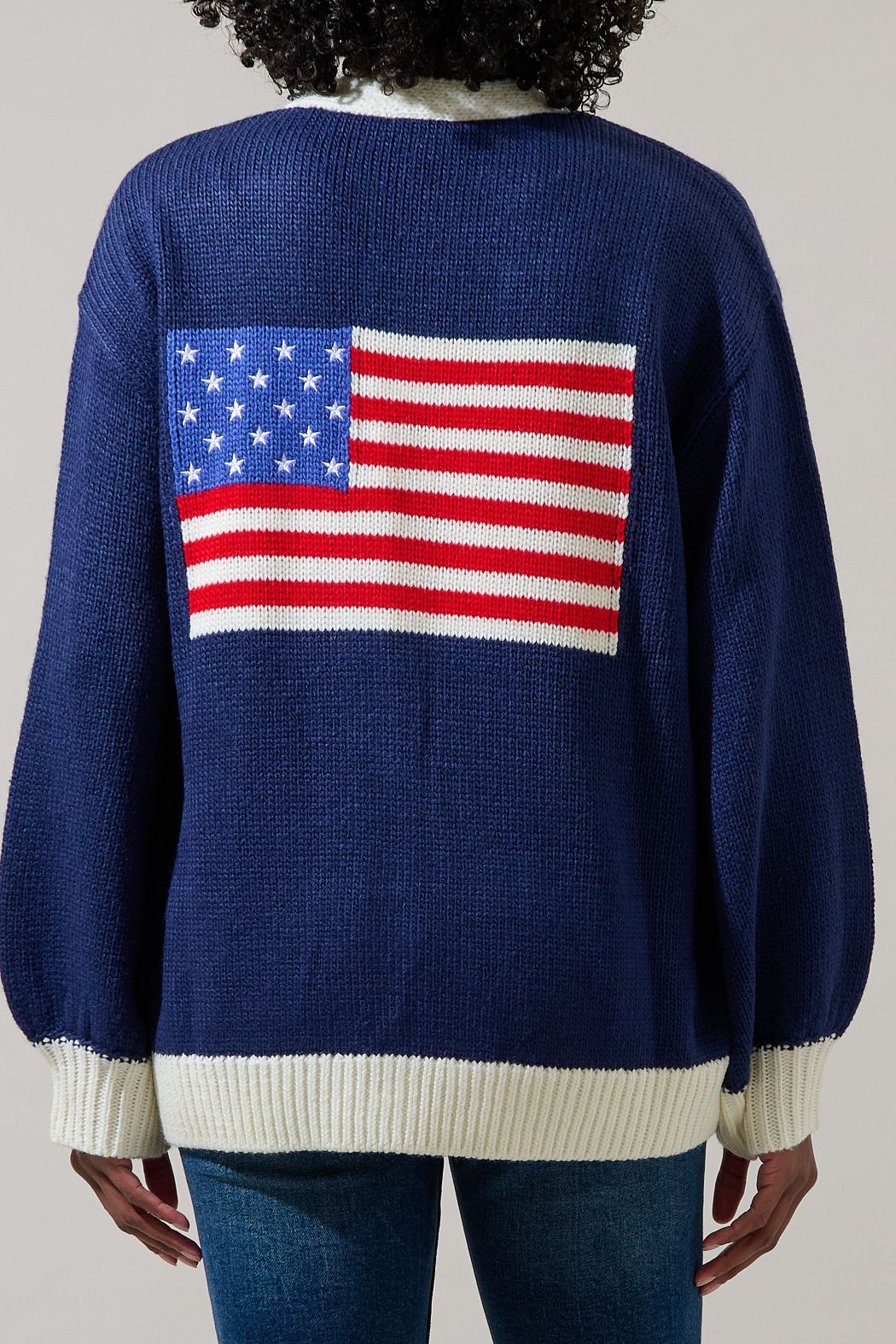 julius american flag cardigan