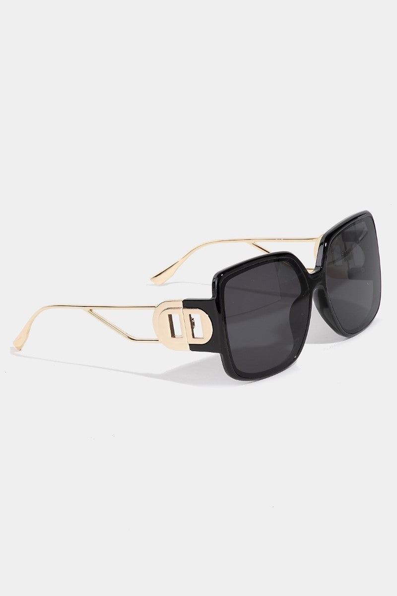 large square lens frame sunglasses