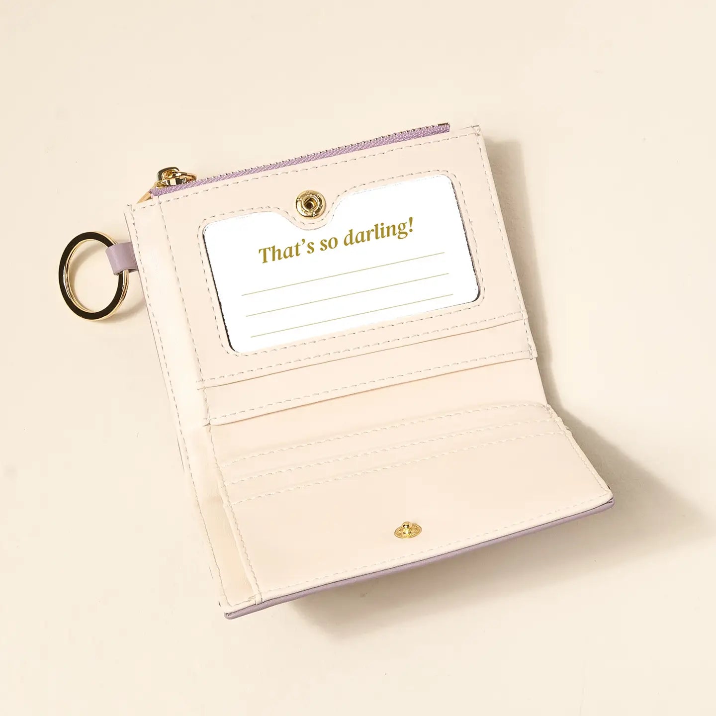 luxe pocket wallet-lavender