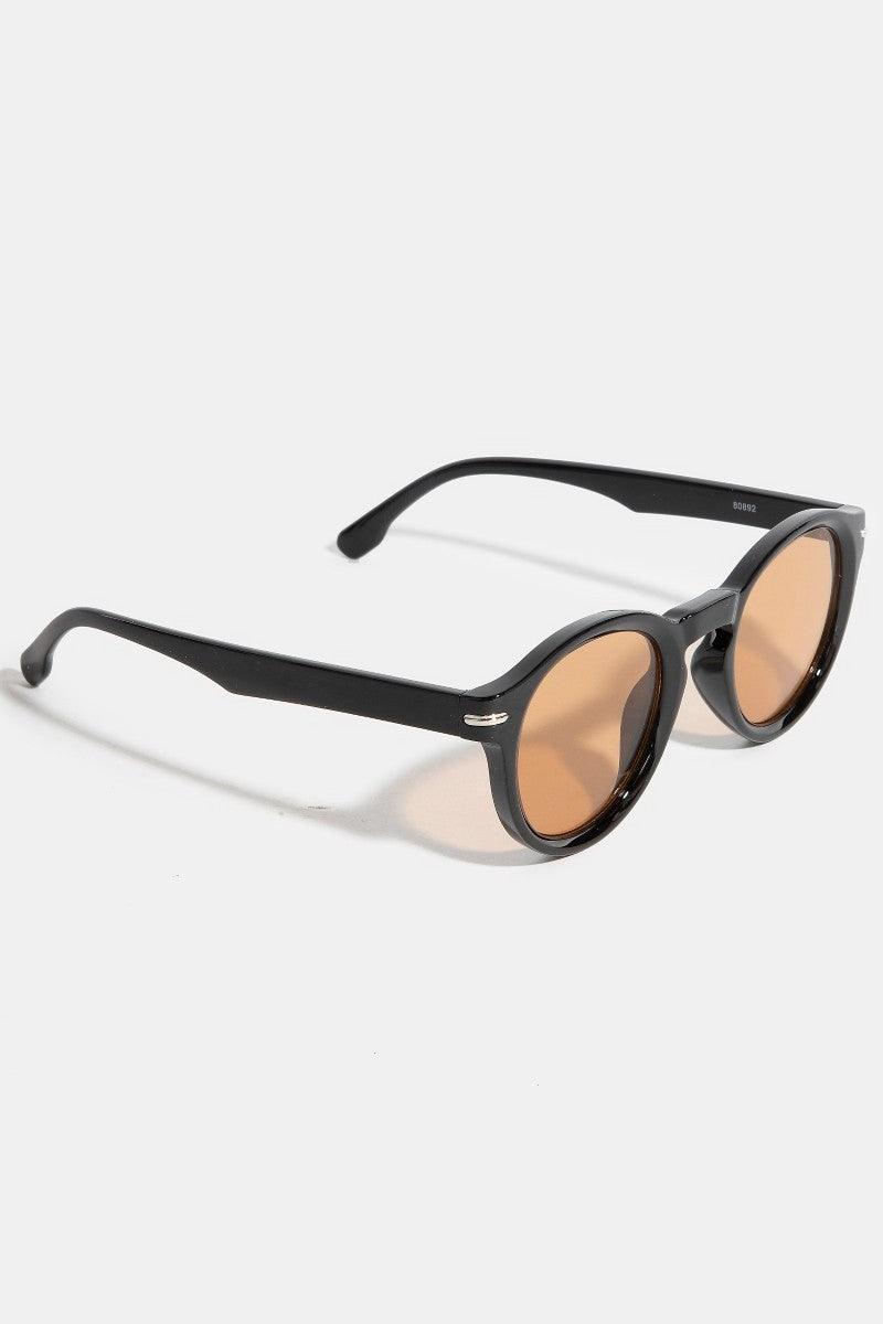 mixed round lens sunglasses