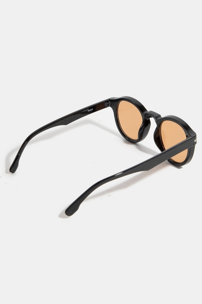 mixed round lens sunglasses