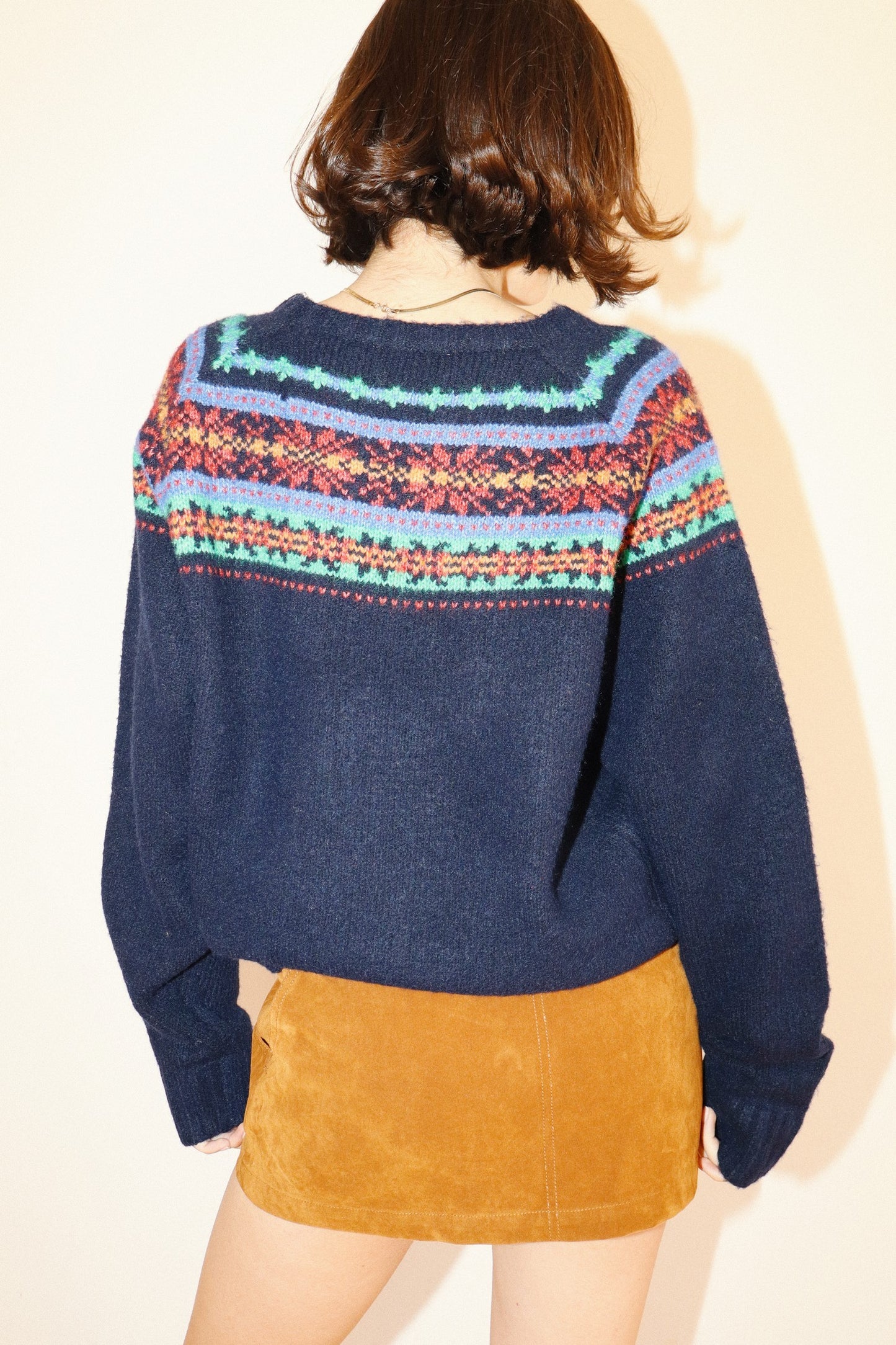 Multicolor Fair Isle Sweater