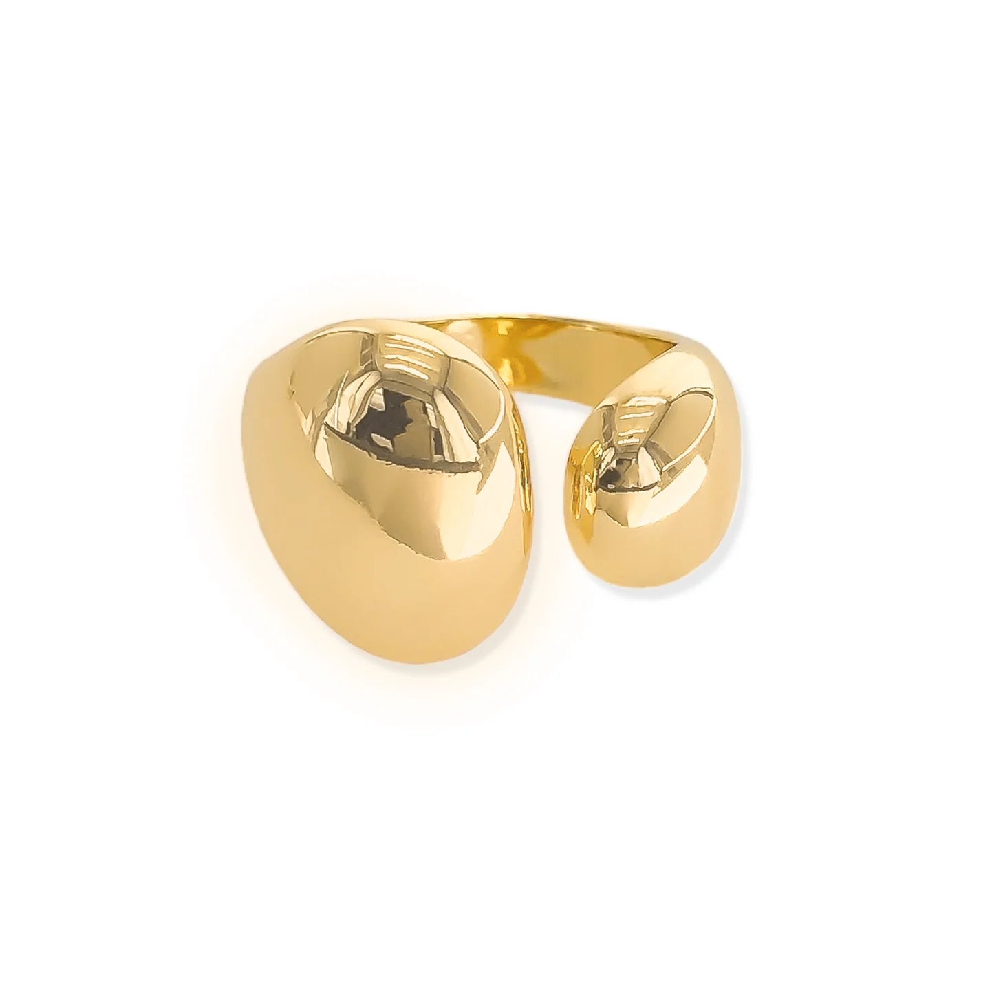 open front abstract ring