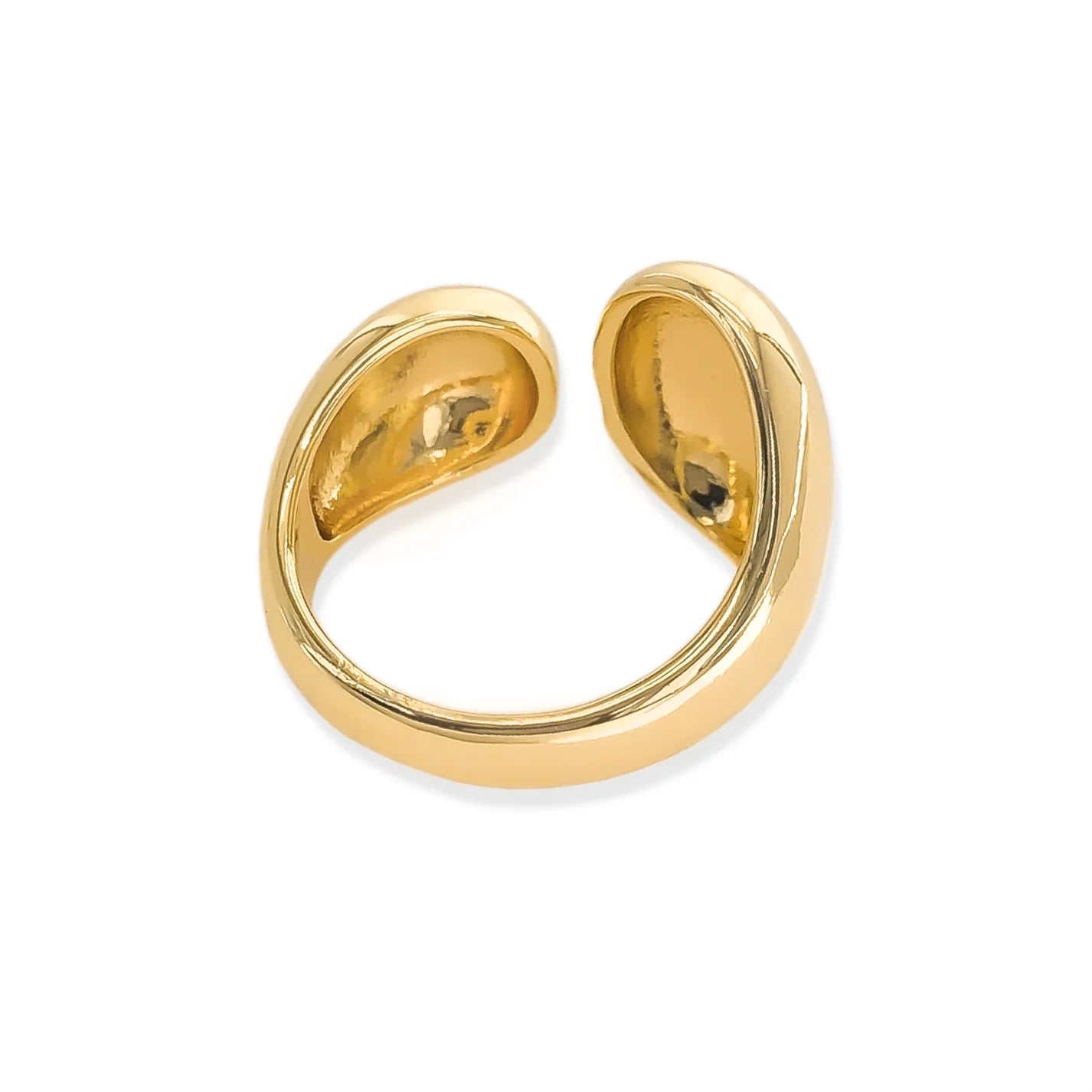 open front abstract ring