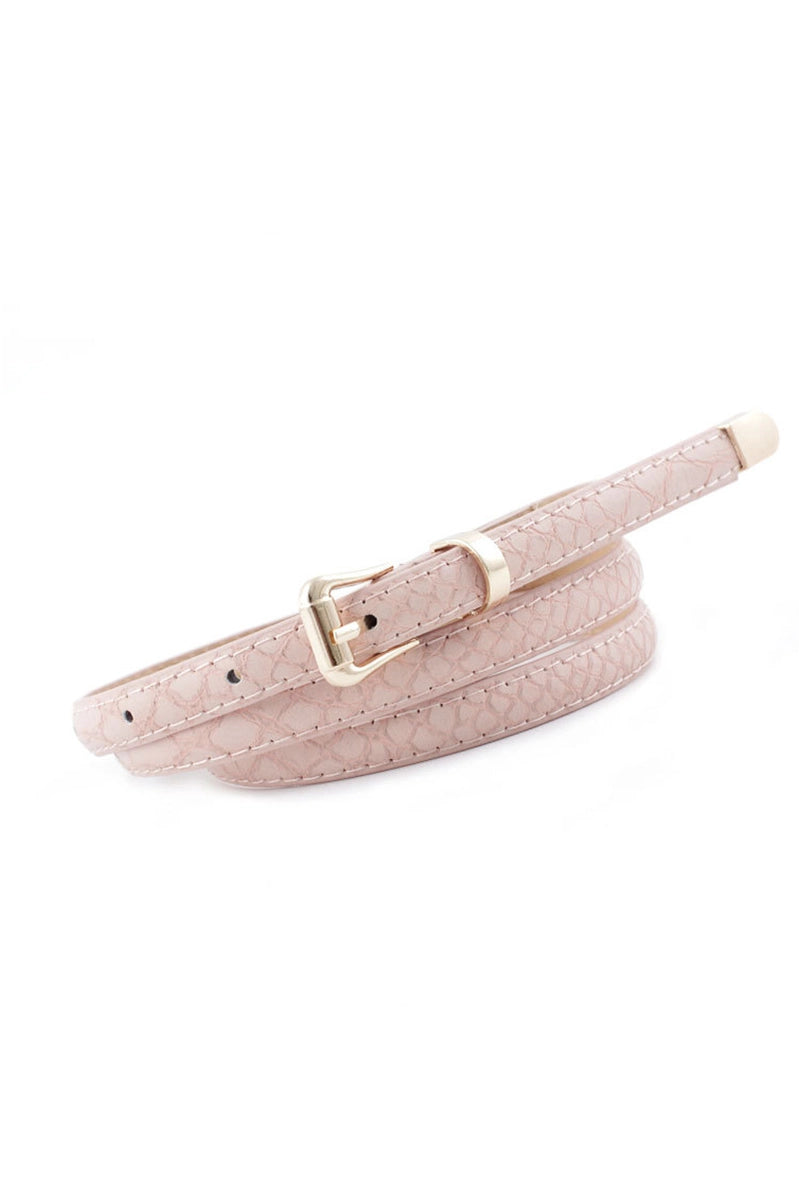 patterned slim belt