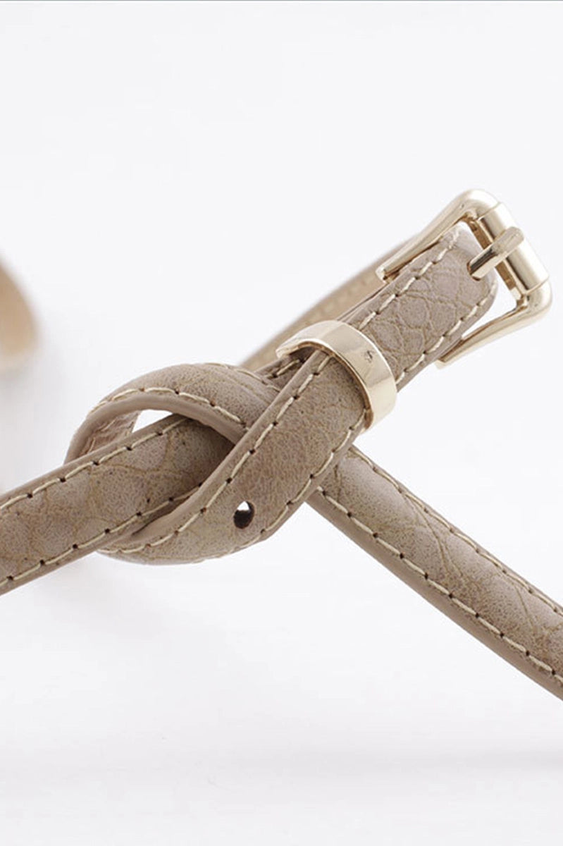 patterned slim belt