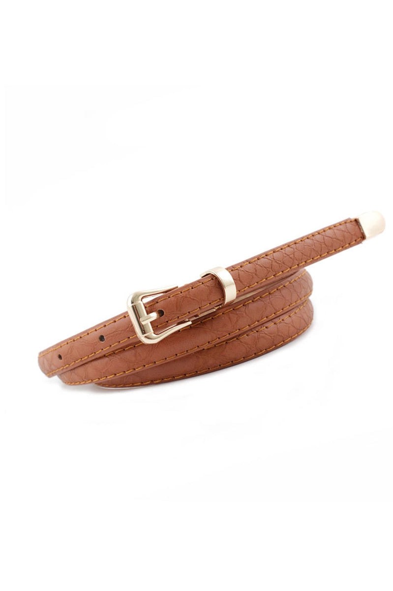patterned slim belt