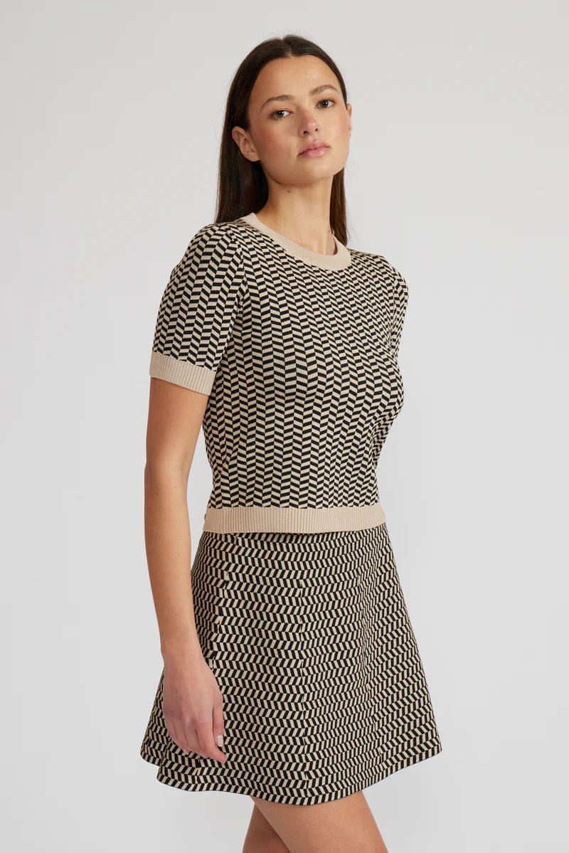 Pip knit skirt