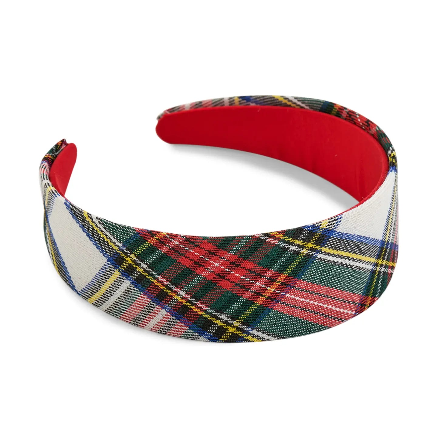plaid wide headband