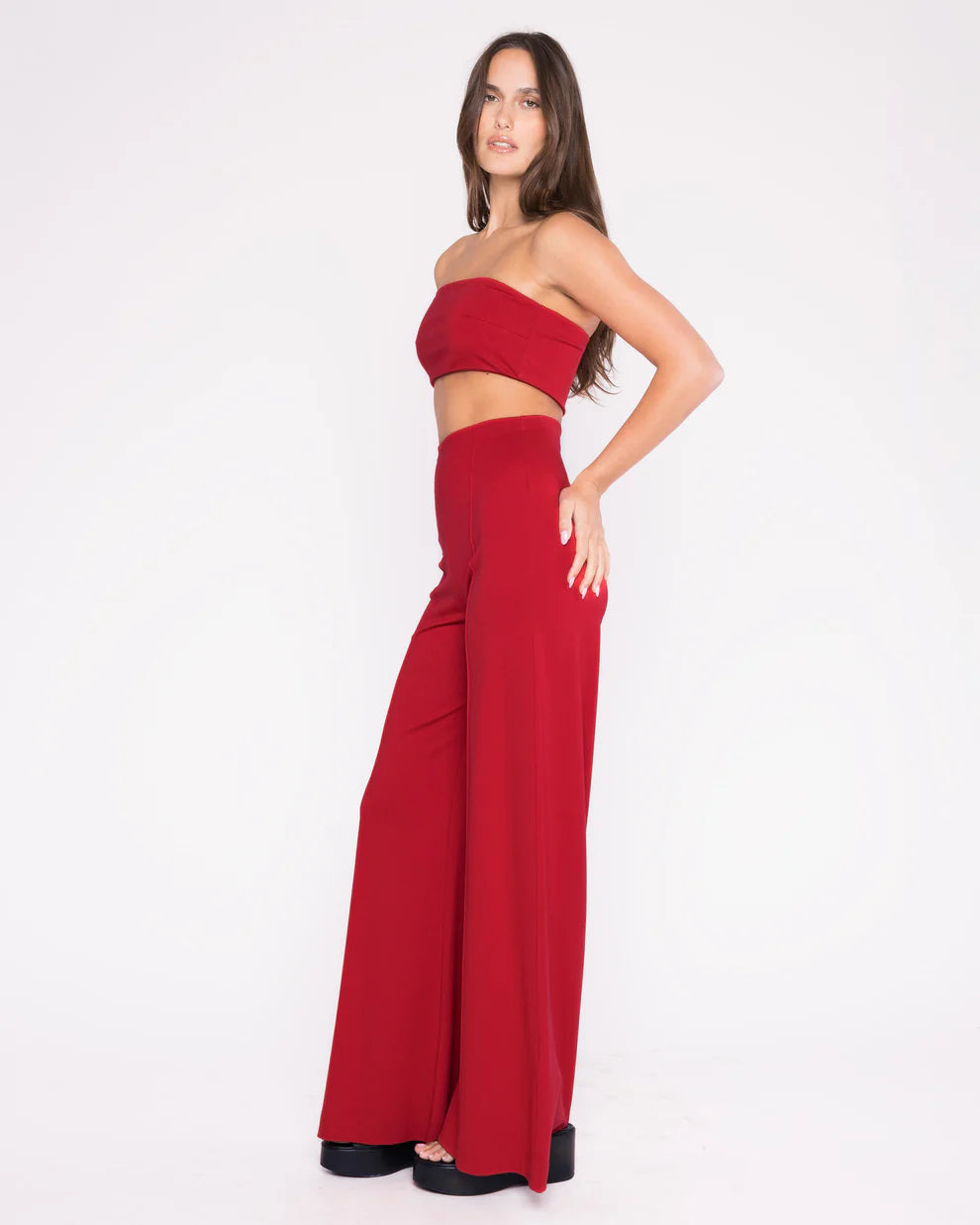 ponte knit bandeau top