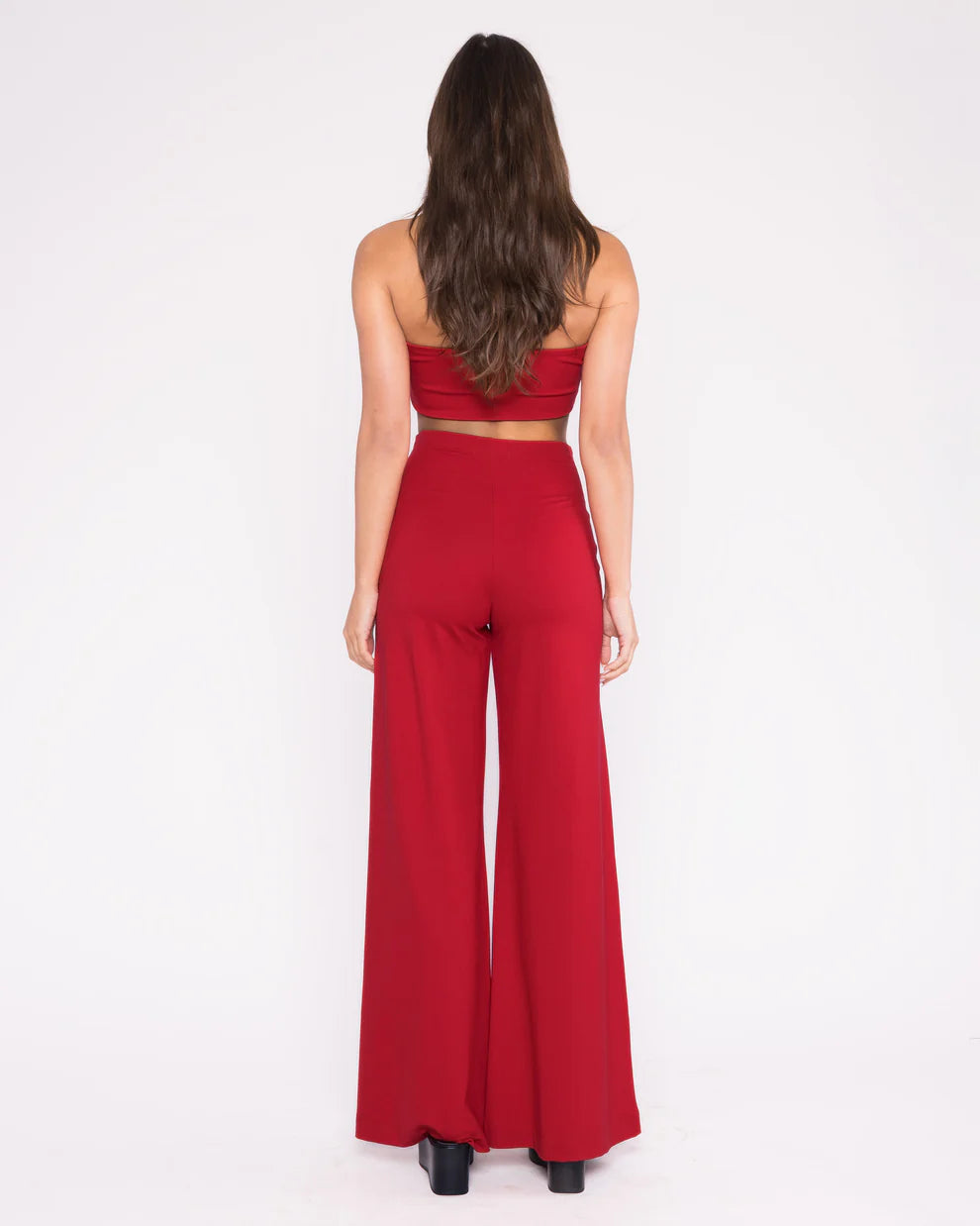 ponte knit bandeau top
