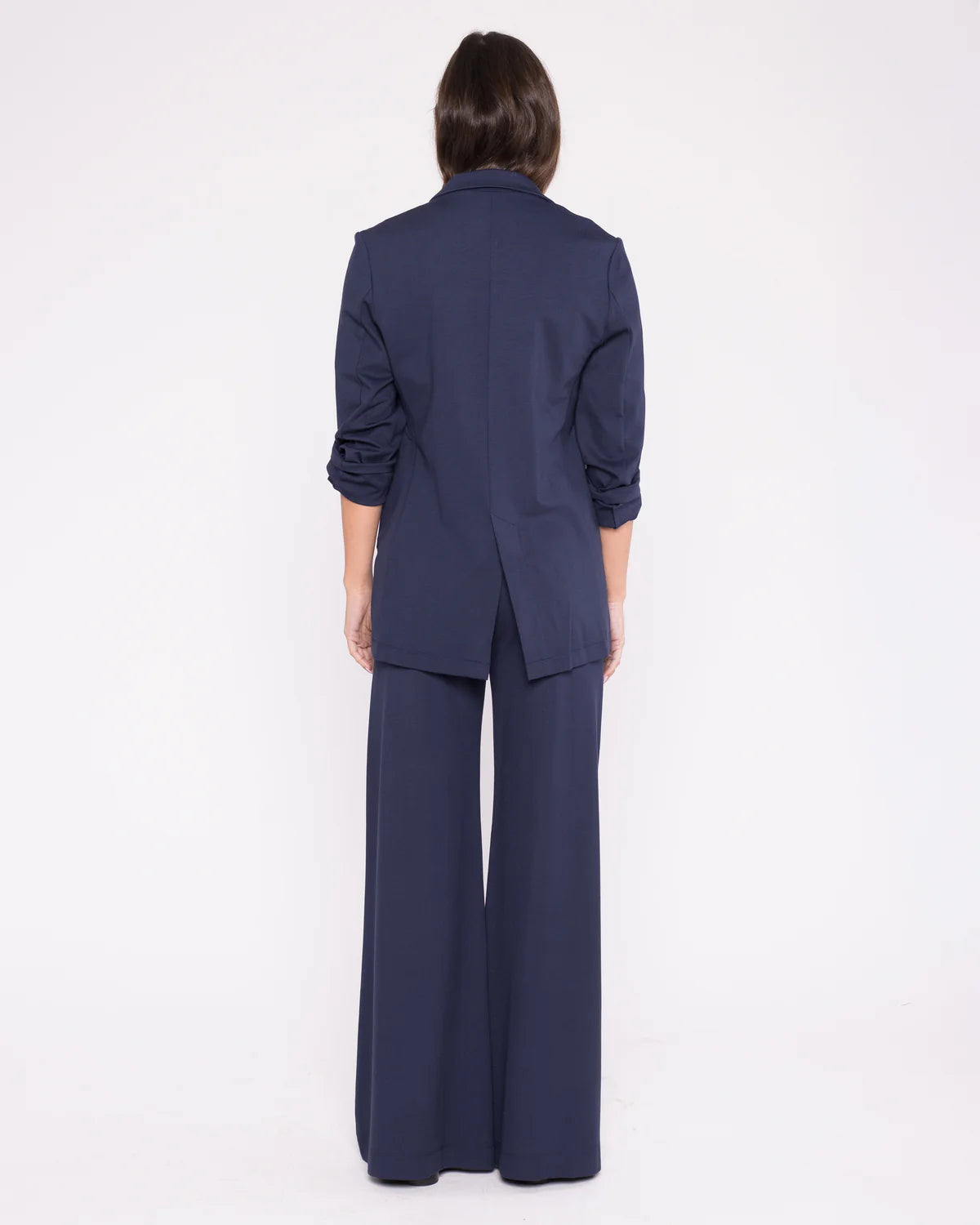 ponte knit oversized blazer
