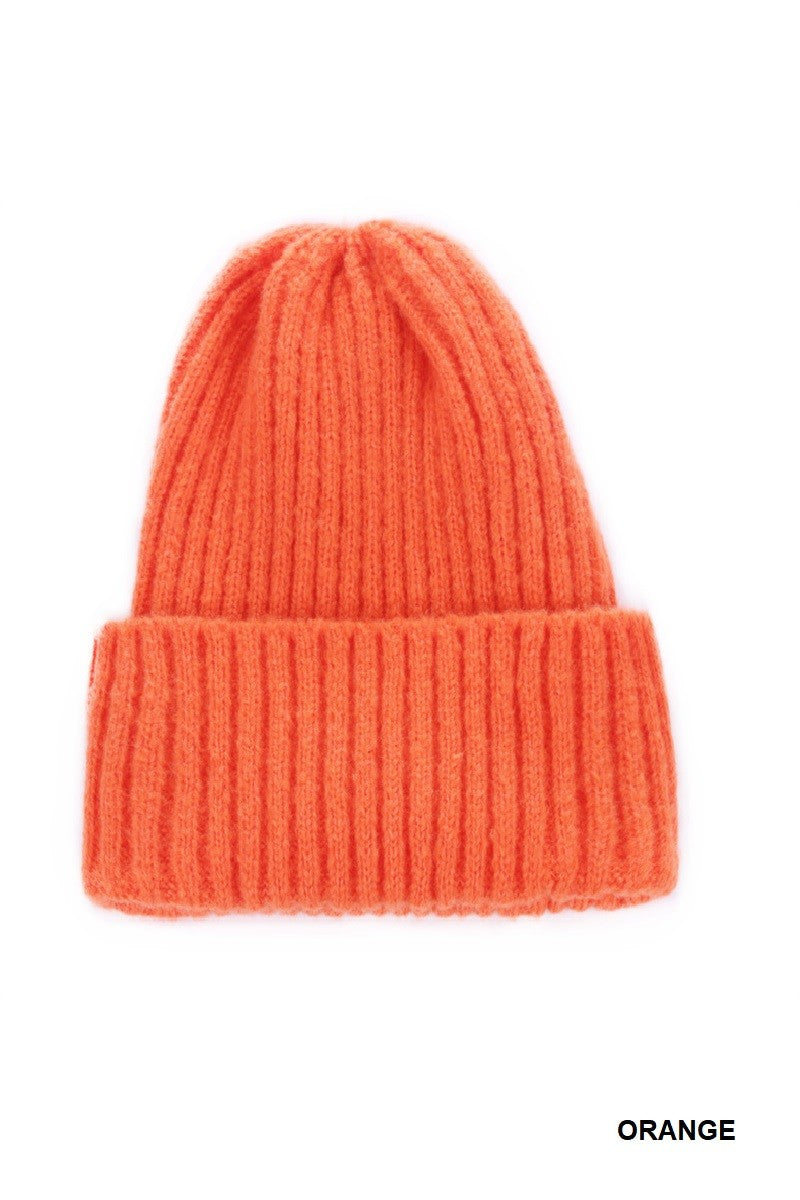 rib knit beanie