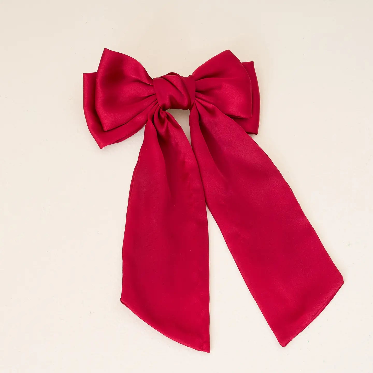 satin hair bow