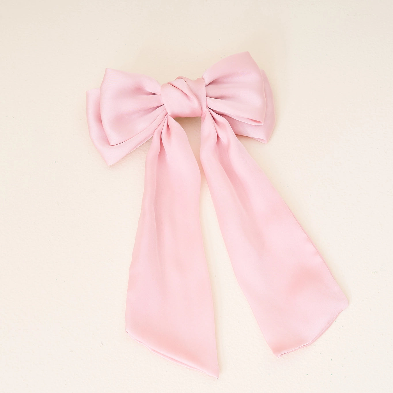 satin hair bow