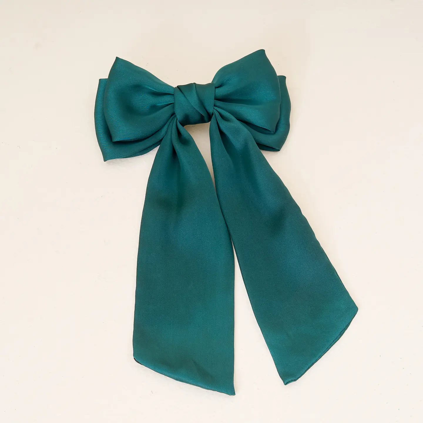 satin hair bow