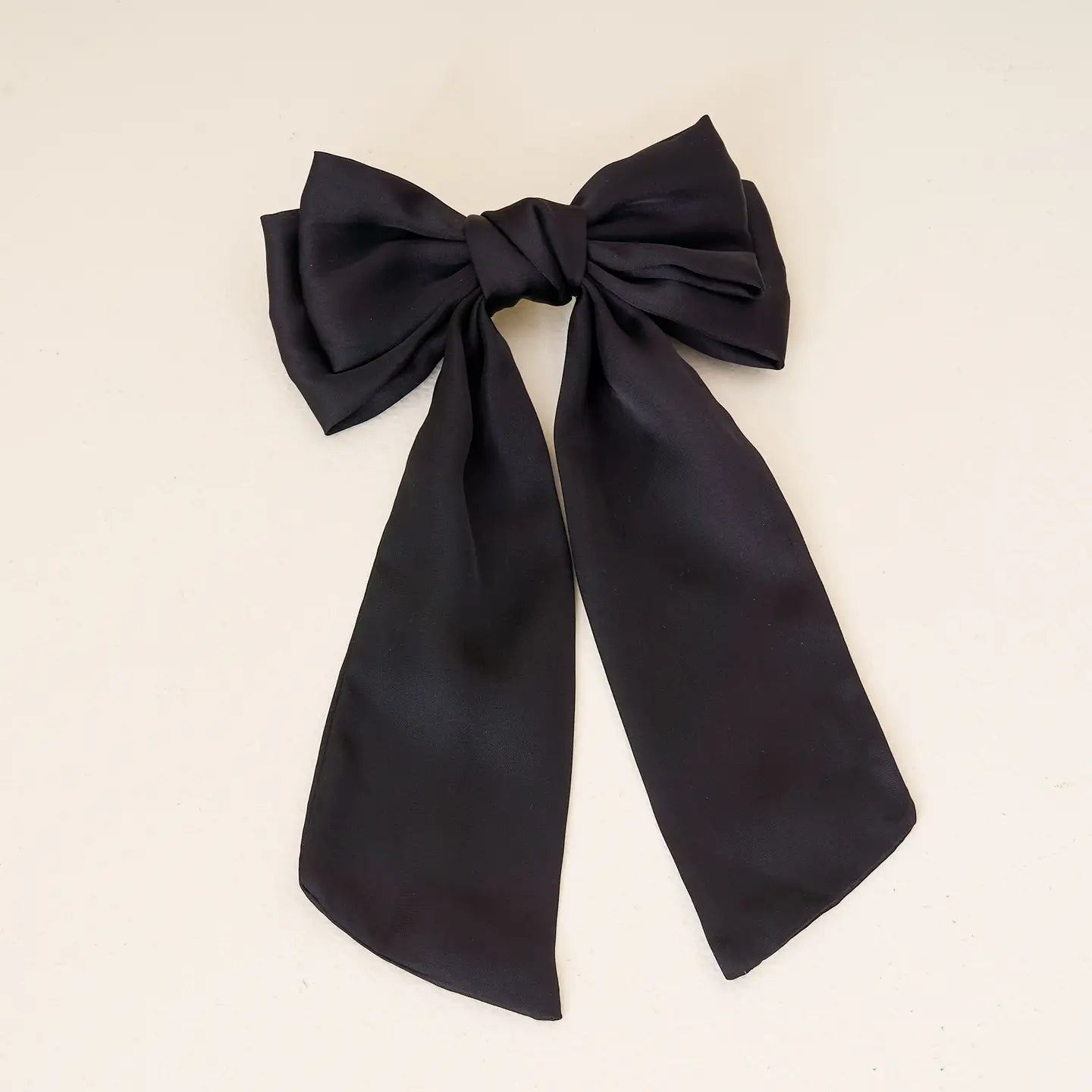 satin hair bow