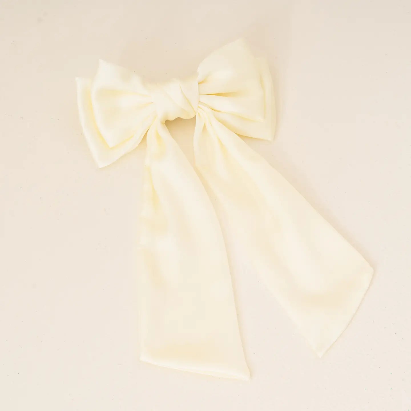 satin hair bow