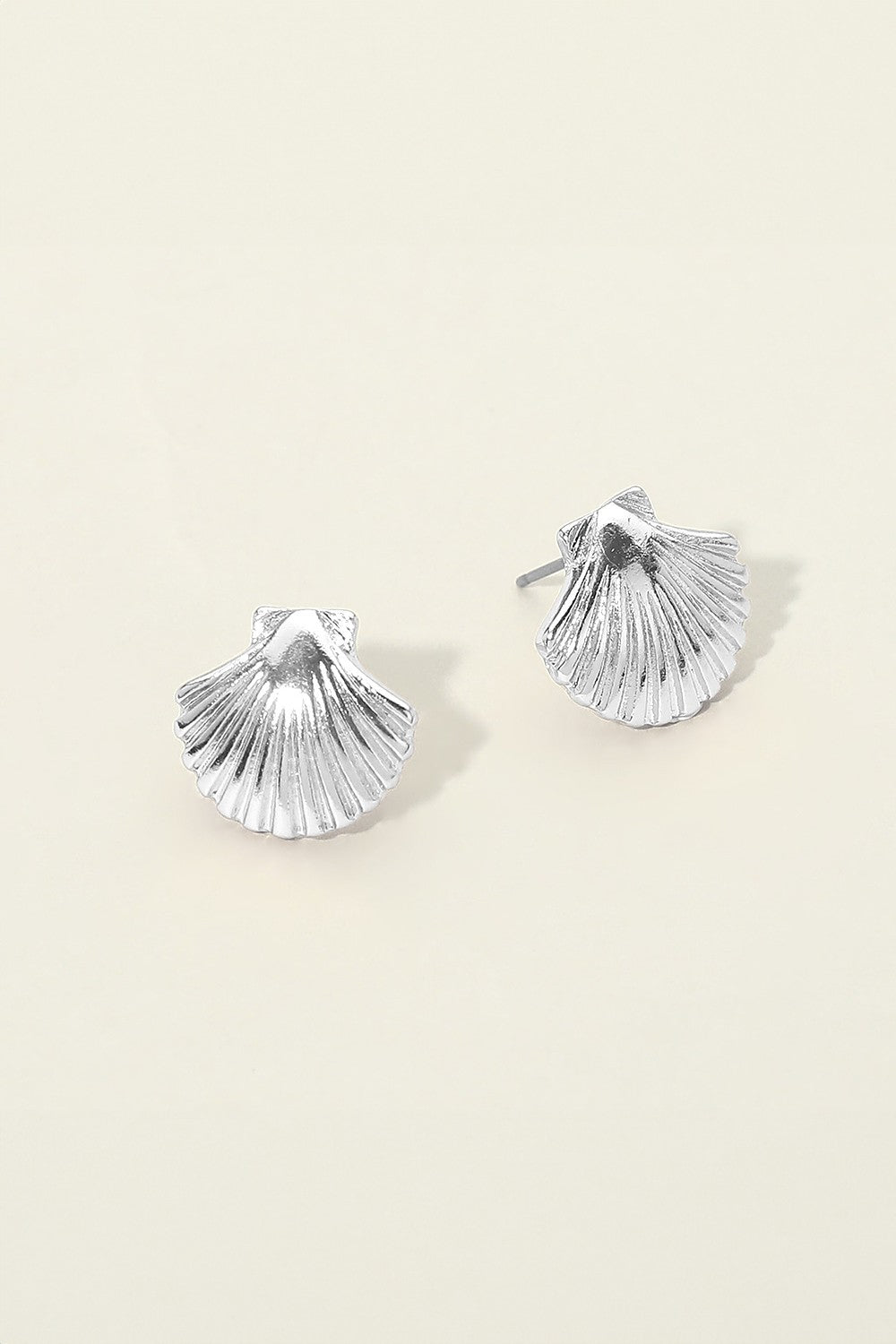 seashell stud earrings