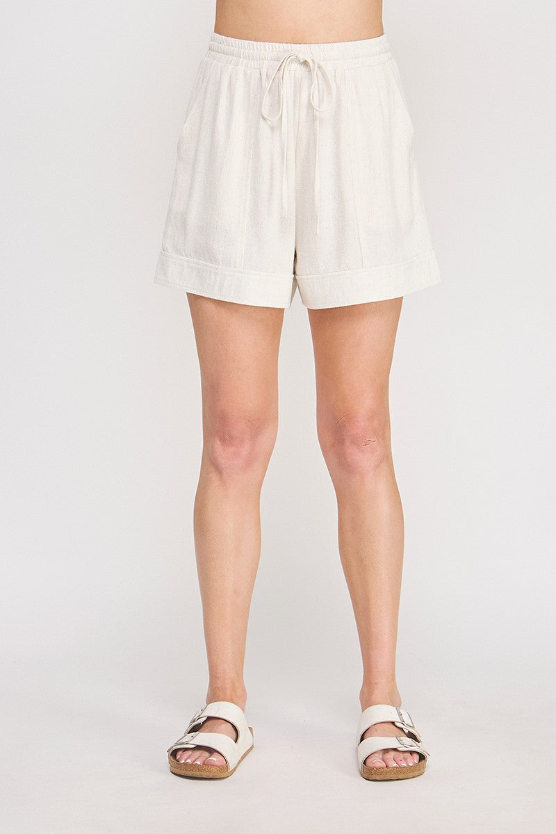 set sail linen shorts