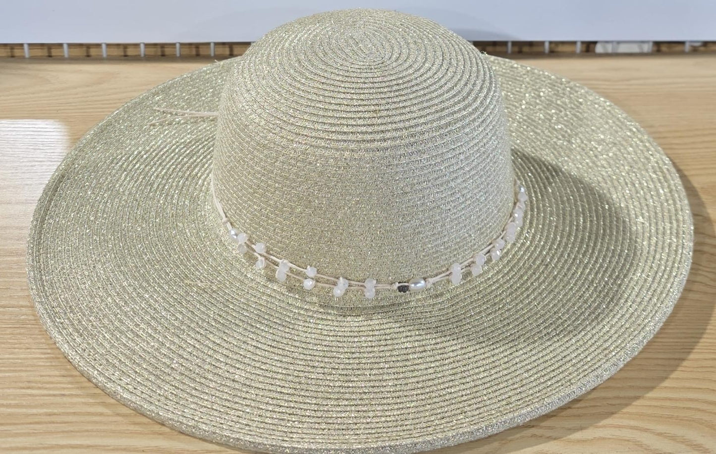 shimmer wide brim UPF 50+ sun hat