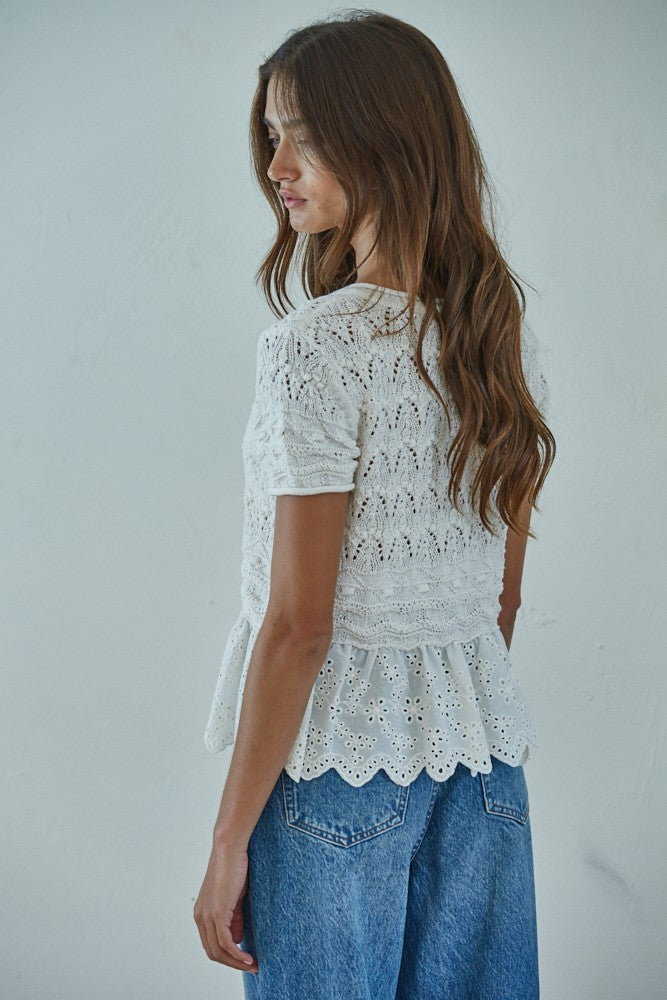sophia peplum top
