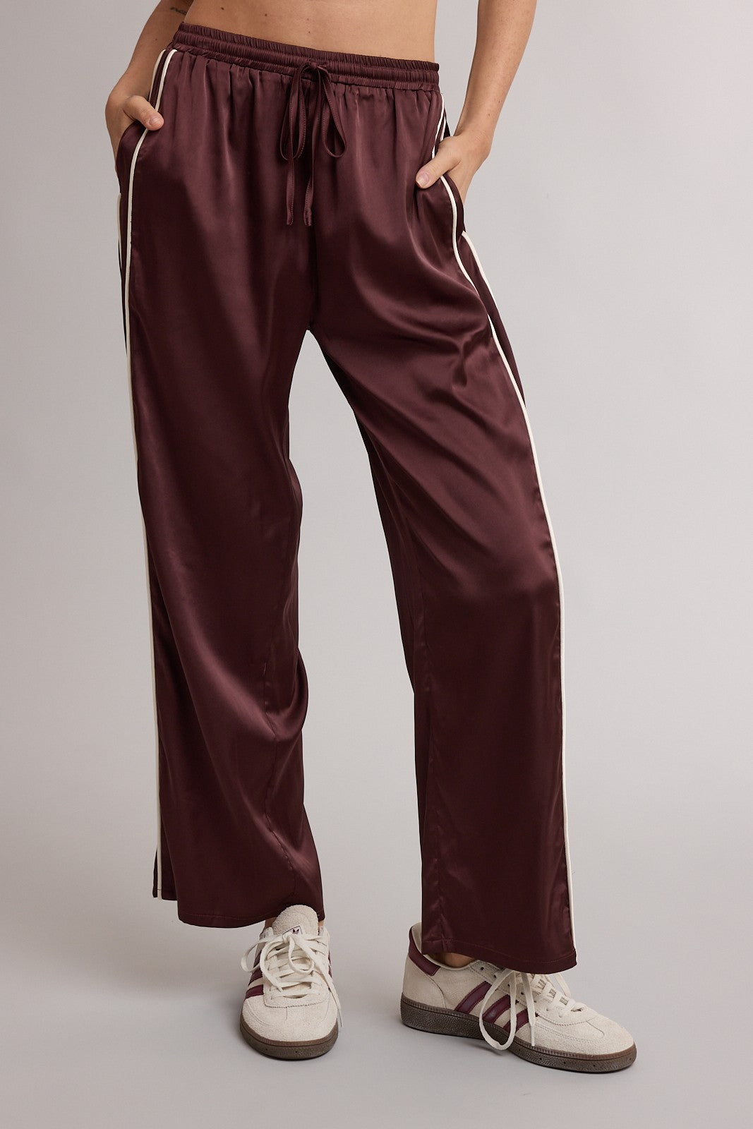 sporty spice satin pants