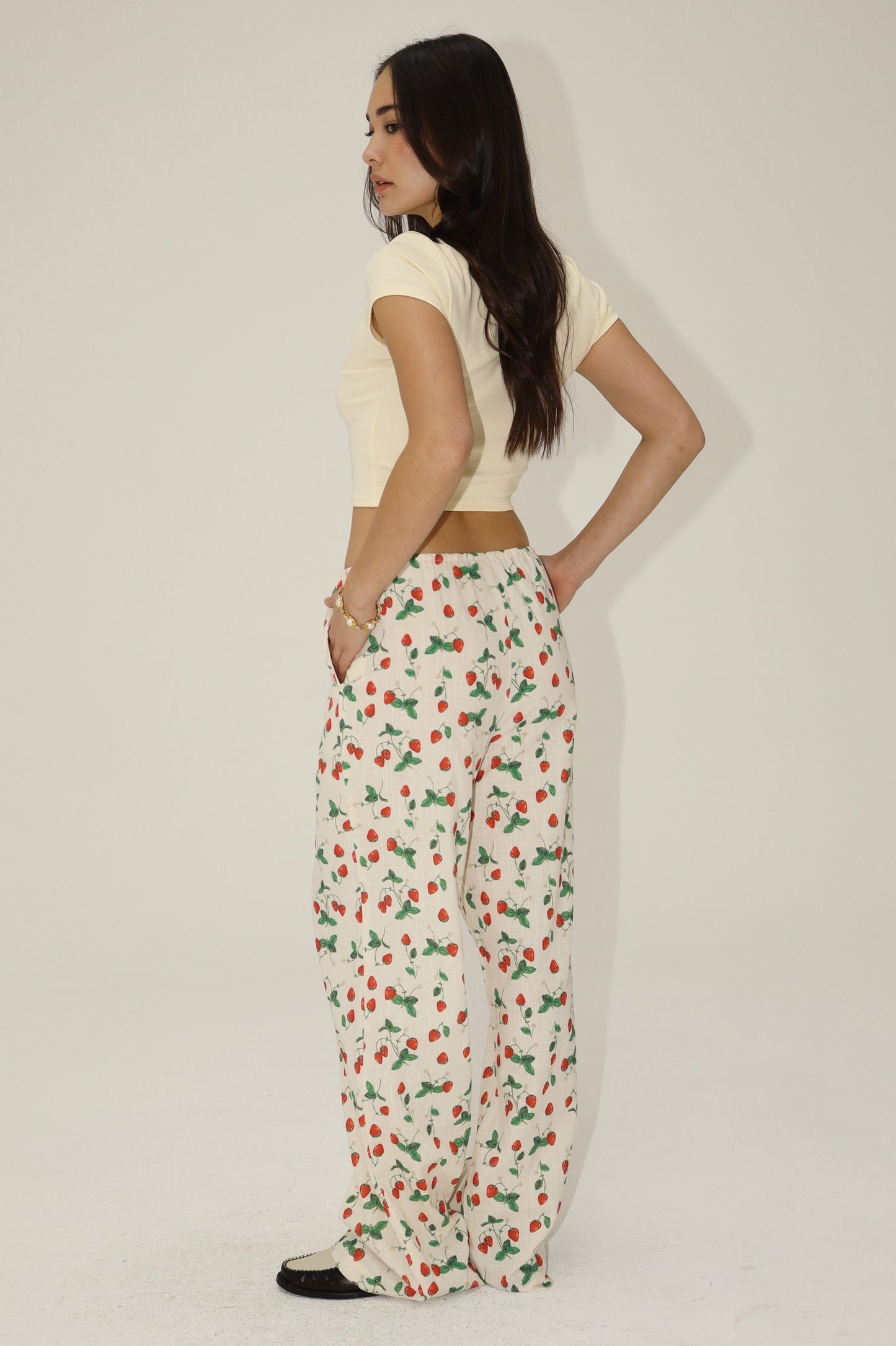 strawberry lounge pants