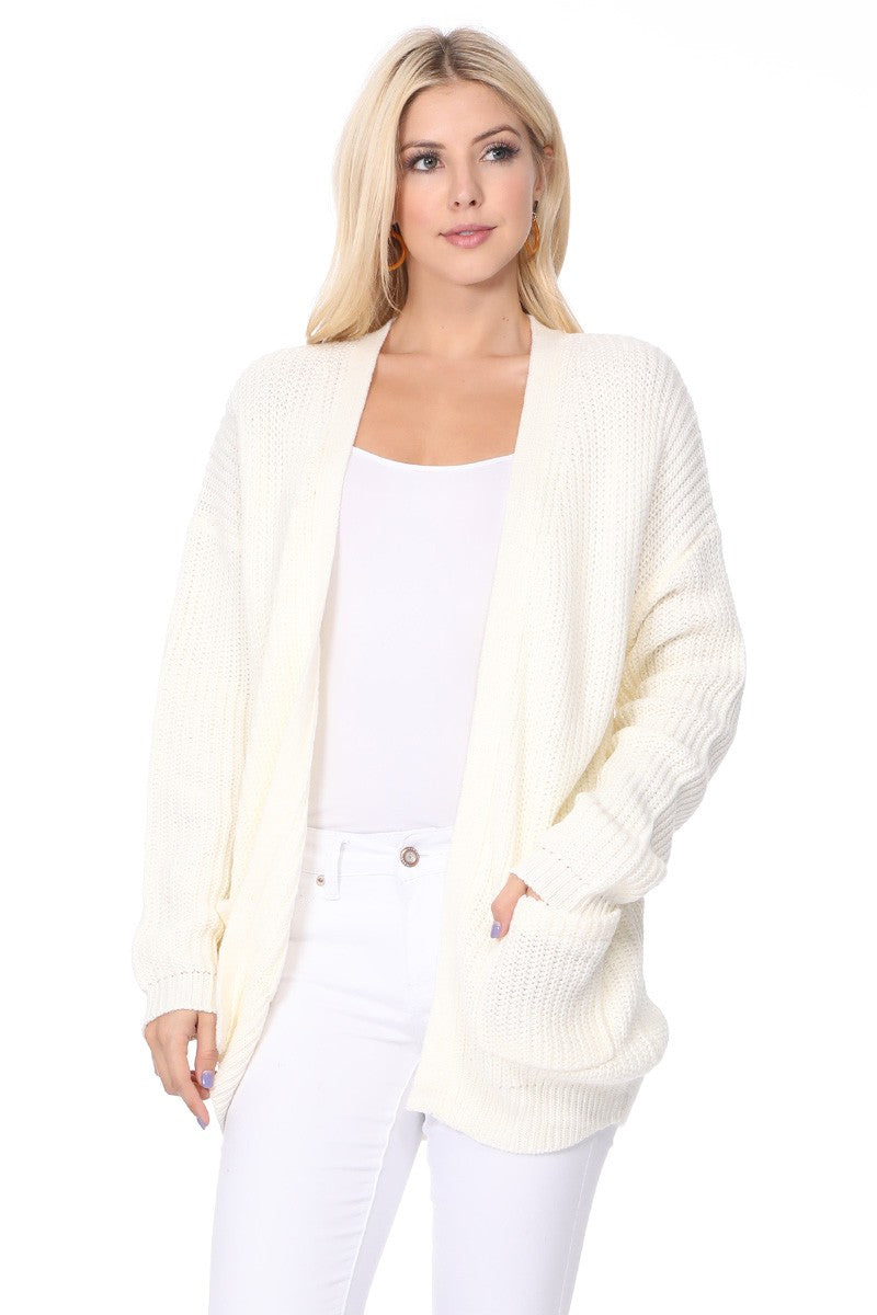 waffles in bed sweater cardi