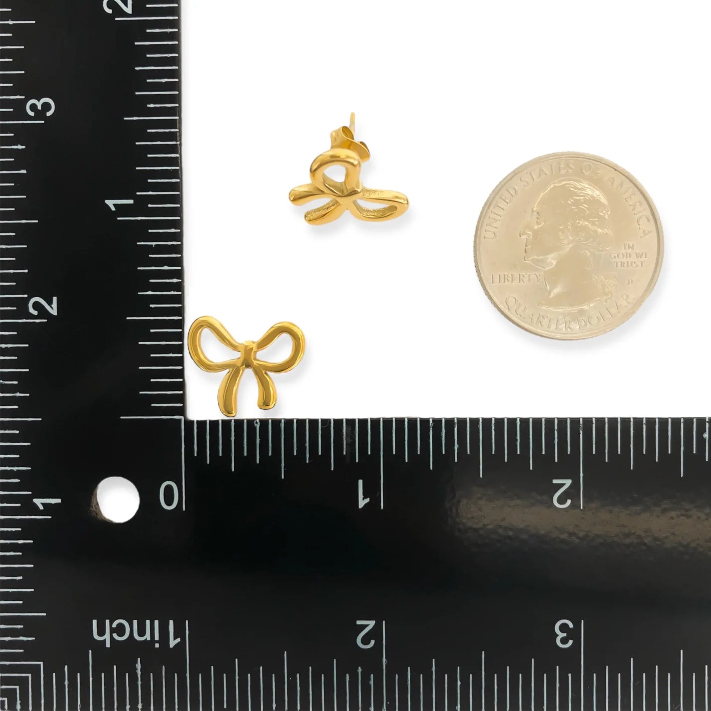 water resistant ribbon studs