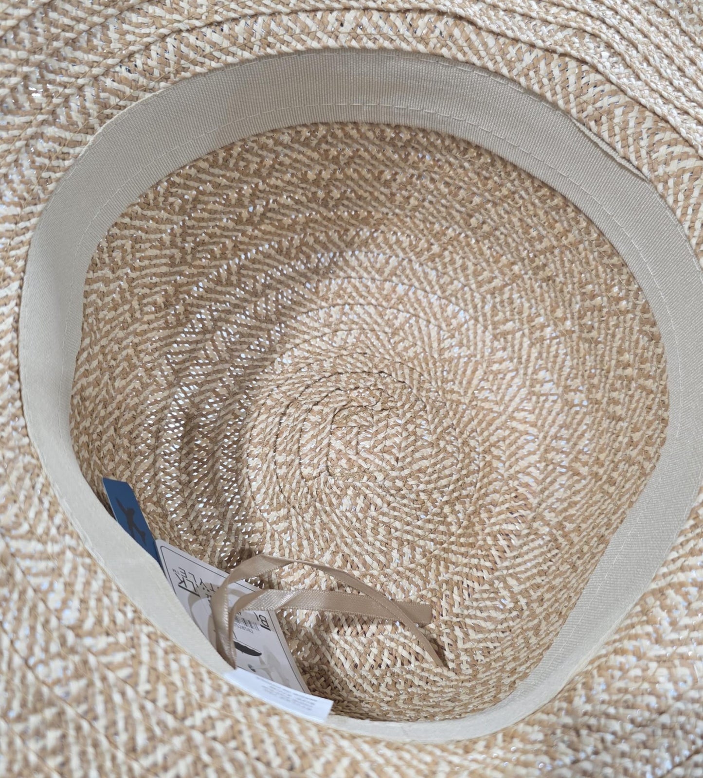 wide brim woven straw hat