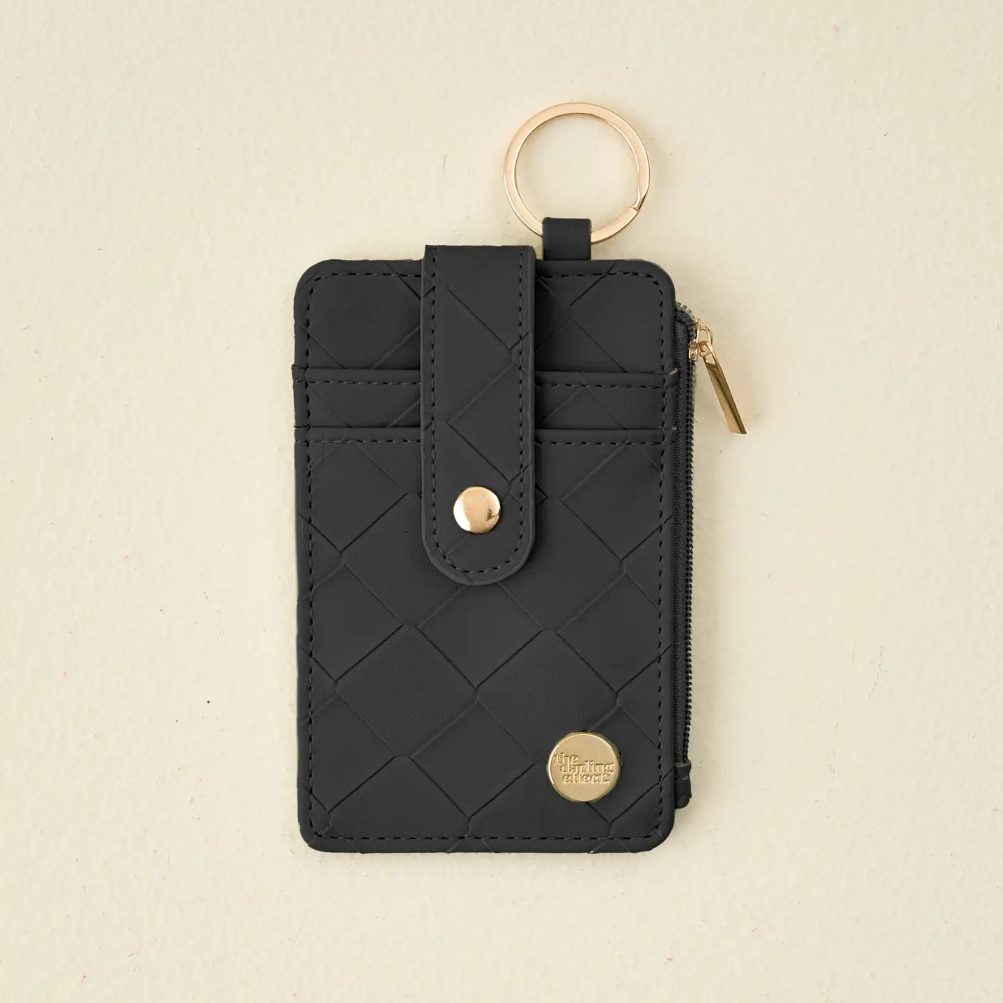 Woven keychain wallet