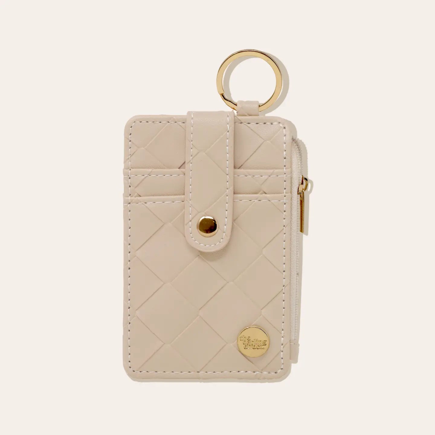 Woven keychain wallet